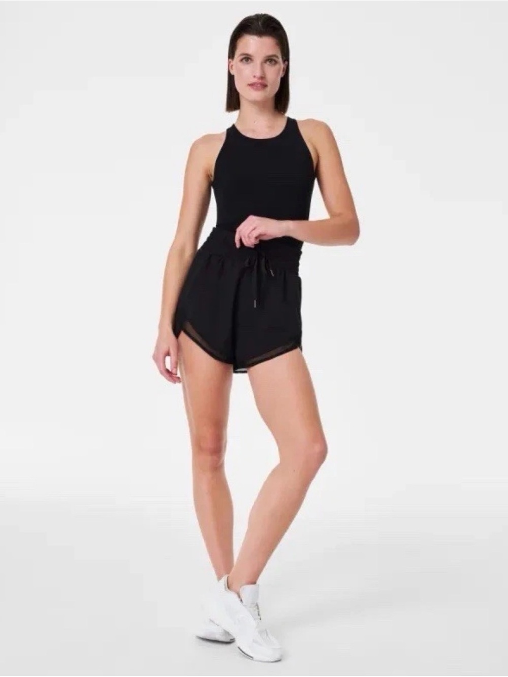 SPANX Get Moving Active Romper Runsie Very Black